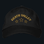Death Valley National Park Embroidered Hat<br><div class="desc">Sunshade featuring Death Valley National Park with tri-star design; all professionally embroidered.</div>