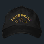 Death Valley National Park Embroidered Hat<br><div class="desc">Sunshade featuring Death Valley National Park with tri-star design; all professionally embroidered.</div>