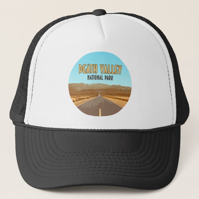 Death Valley National Park Nevada Vintage Trucker Hat (Front)