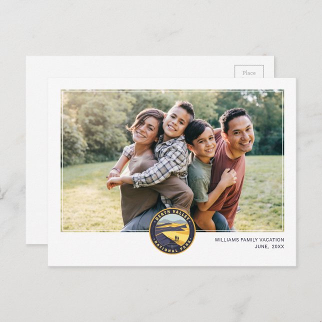 Death Valley National Park Postcard (Front/Back)