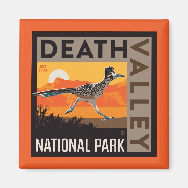Death Valley National Park | Roadrunner Magnet (Front)