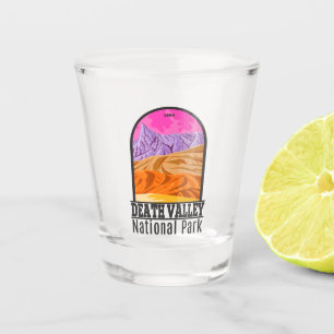 Death Valley National Park Sand Dunes Vintage Shot Glass