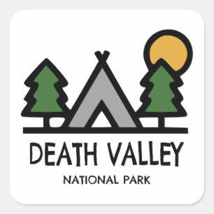Death Valley National Park Square Sticker