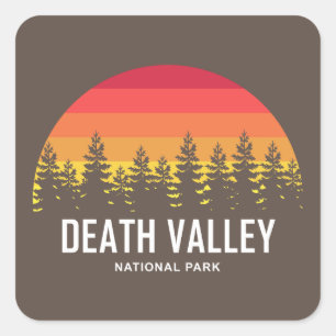 Death Valley National Park Square Sticker