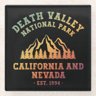 Death Valley National Park USA Gradient Glass Coaster