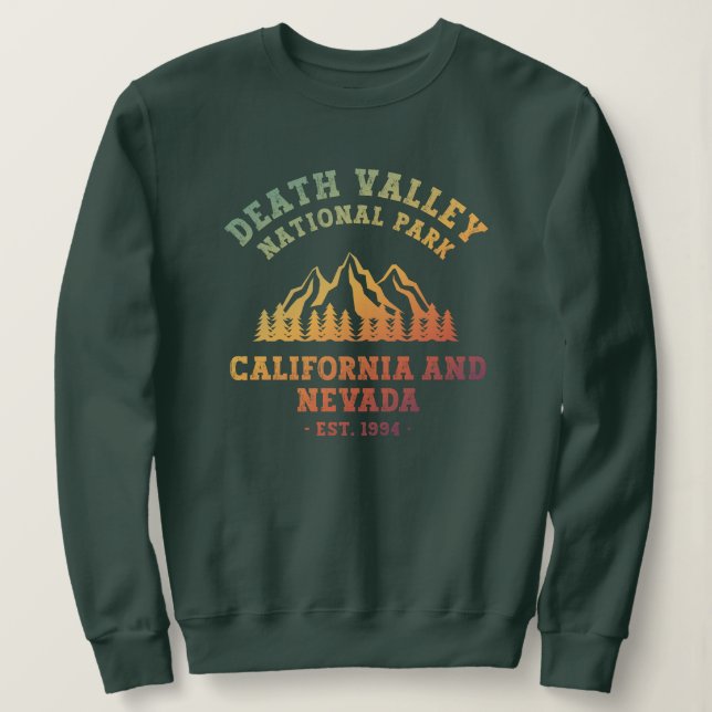 Death Valley National Park USA Gradient Sweatshirt (Design Front)
