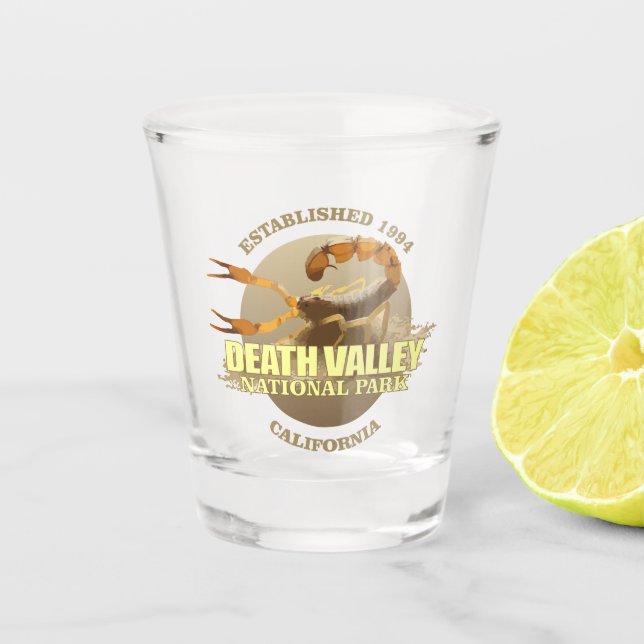 Death Valley NP (Scorpion) WT Shot Glass (Front)