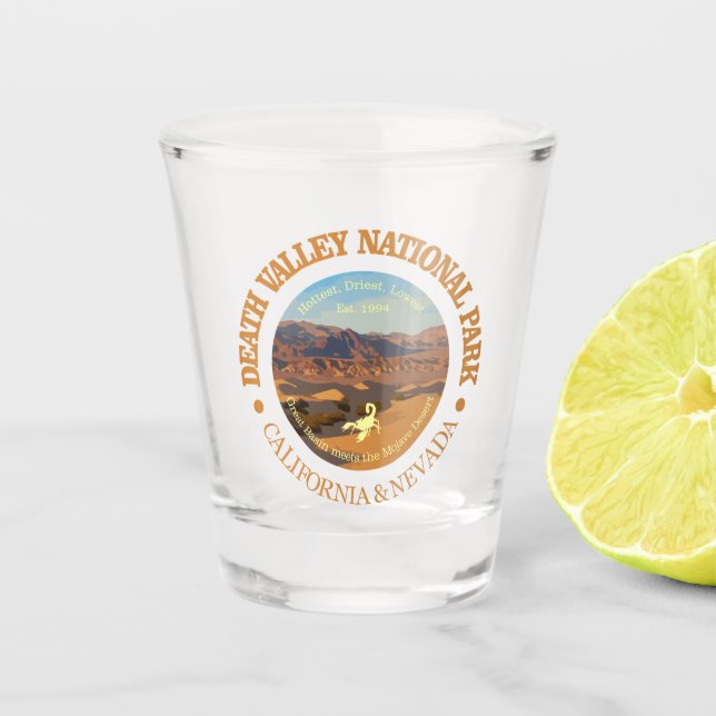 Death Valley NP Shot Glass (Front)