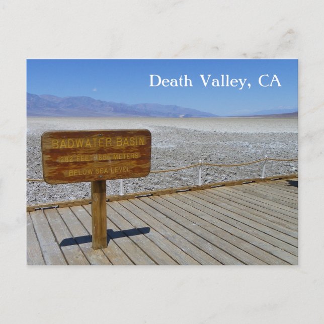 Death Valley Postcard! Postcard (Front)