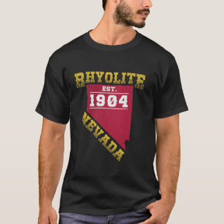 Death Valley RHYOLITE NEVADA Retro Funny Ghost Tow T-Shirt