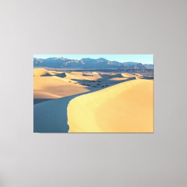 Death Valley Sand Dunes Canvas Print (Front)