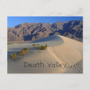Death Valley Sand Dunes Postcard