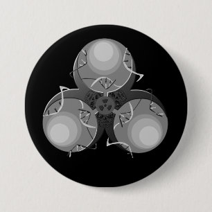 Death Virus Biohazard 7.5 Cm Round Badge