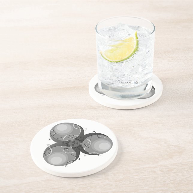 Death Virus Biohazard Coaster (Side)