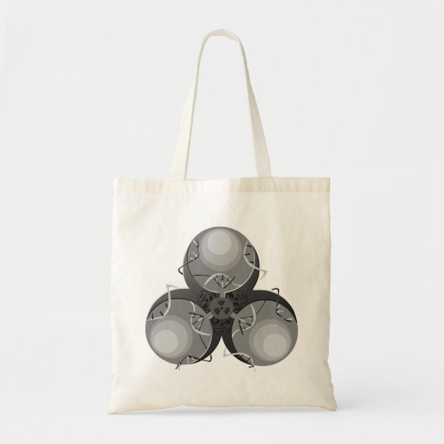 Death Virus Biohazard Tote Bag (Front)