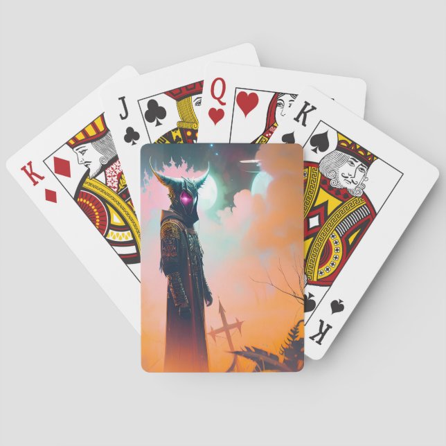 Death Warmed Over Playing Cards (Back)