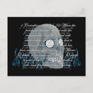 Death, where is your Sting? 1 Cor 15:54-56 Postcard