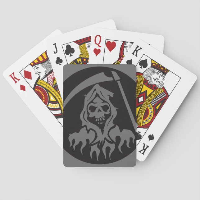 Death with Scythe Playing Cards (Back)