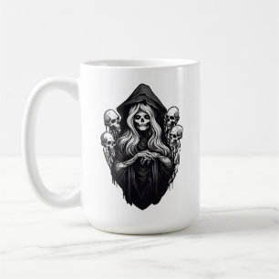 Death with skulls coffee mug