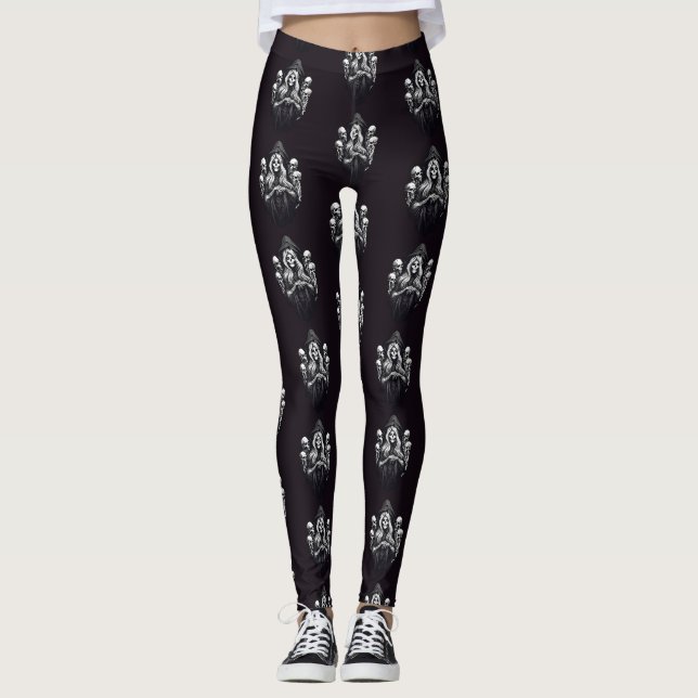 Death with skulls leggings (Front)