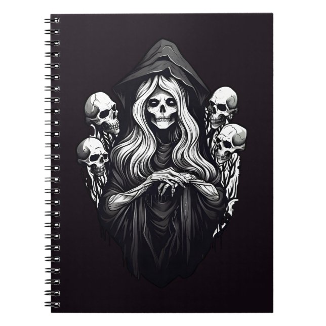 Death with skulls notebook (Front)