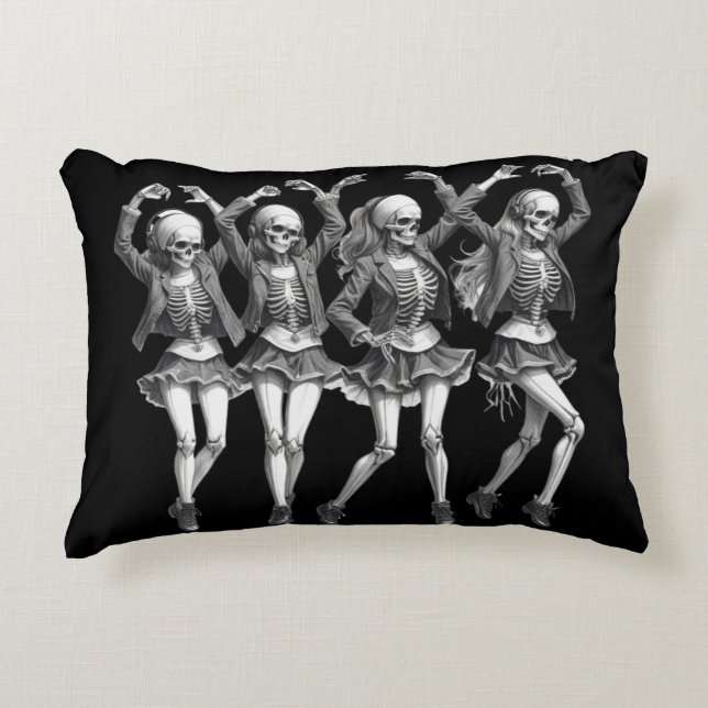 Death Women Dance Decorative Cushion (Front)