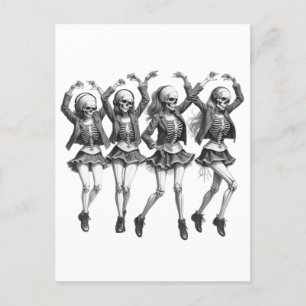Death Women Dance Postcard