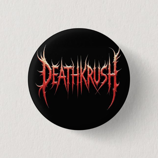 Deathcrush - Pin button (Front)