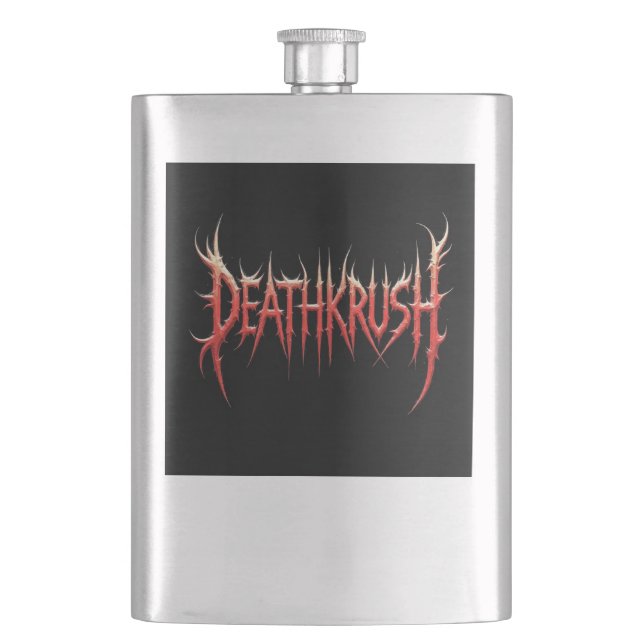 Deathkrush - Hip Flask Large (Front)