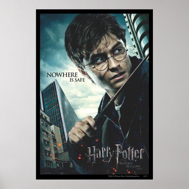 Deathly Hallows - Harry Poster (Front)