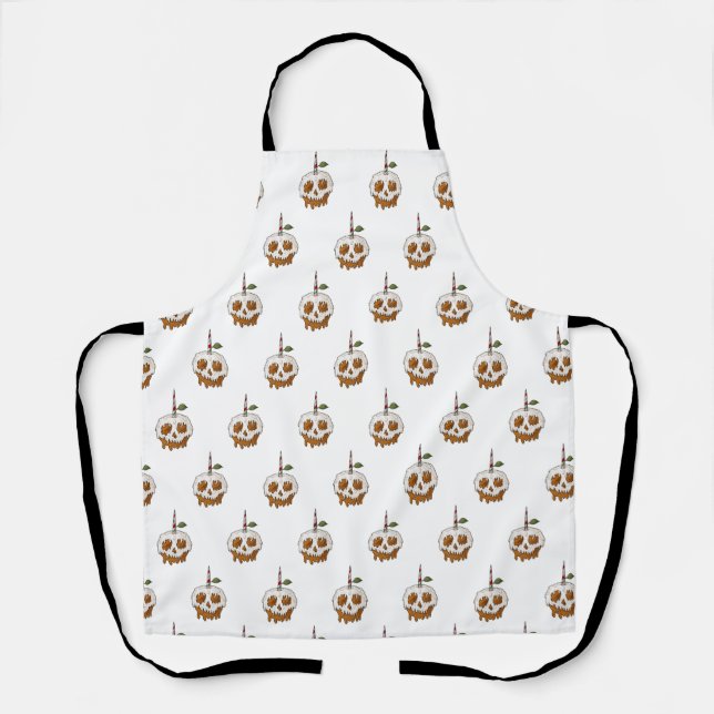 Deathly Sweet Caramel Apple Skull Apron (Front)