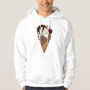 Deathly Sweet Classic Skull Ice Cream Hoodie