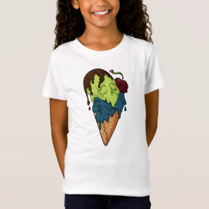 Deathly Sweet Mystery Skull Ice Cream T-Shirt