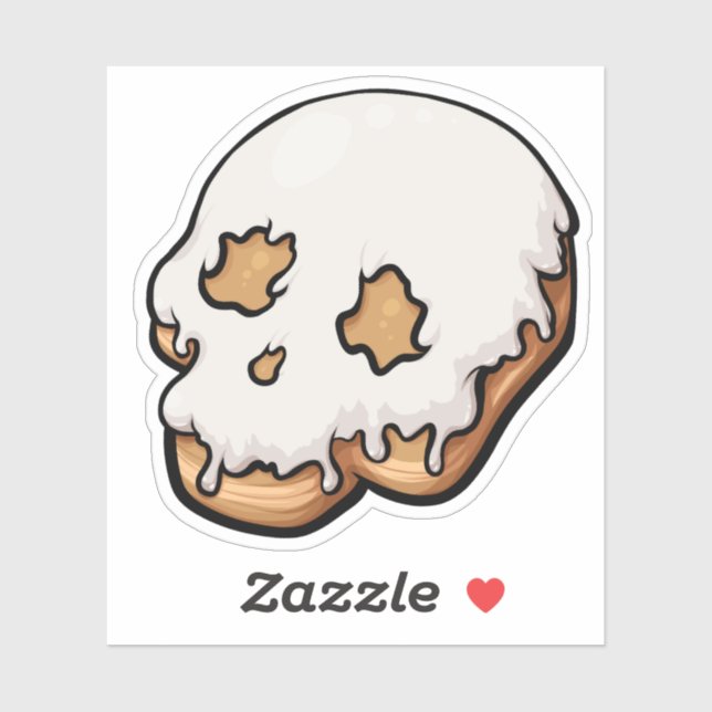 Deathly Sweet Skull Doughnut (Sheet)