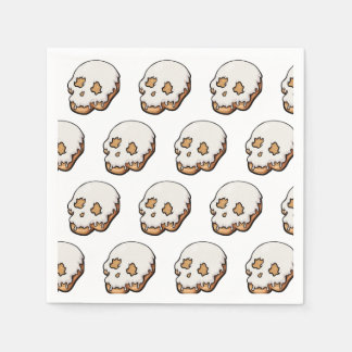 Deathly Sweet Skull Doughnut Napkin