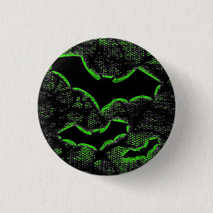 Deathrock Bats 3 Cm Round Badge
