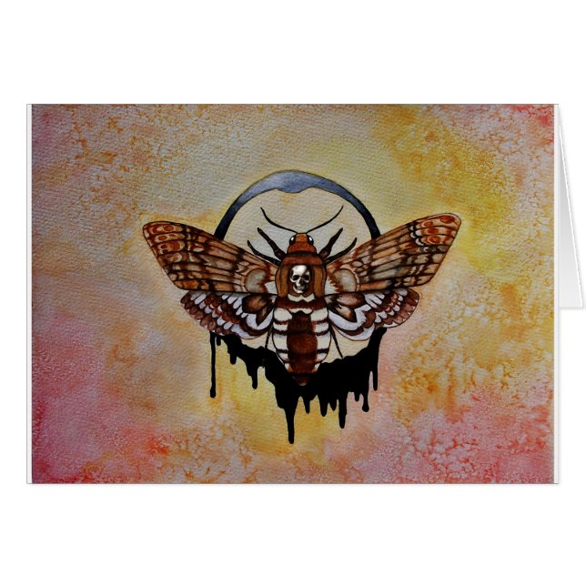 Death's Head Hawk Moth (Front Horizontal)