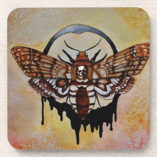 Death's Head Hawk Moth Coaster