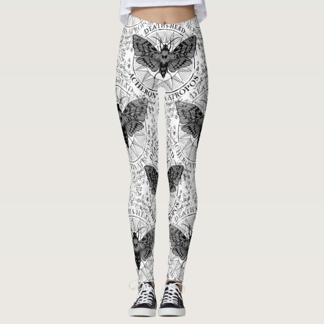deaths head moth leggings (Front)