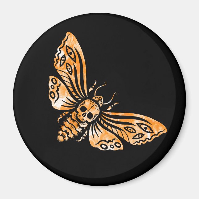 Death's Head Moth  Magnet (Front)