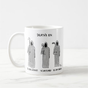 Death's Kin: The Grim Gardener, Plumber, Canadian Coffee Mug