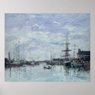 Deauville, the Dock, 1892 Poster