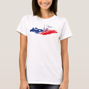 Débardeur Femme Blanc Basic Paris T-Shirt