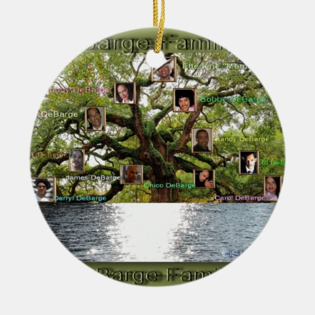 DeBarge Family Tree Speciality Items Ceramic Tree Decoration (Front)