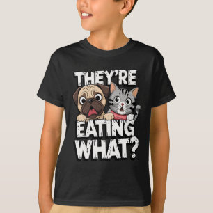 Debate Election 2024 Pets Dog Cat They're Eating W T-Shirt