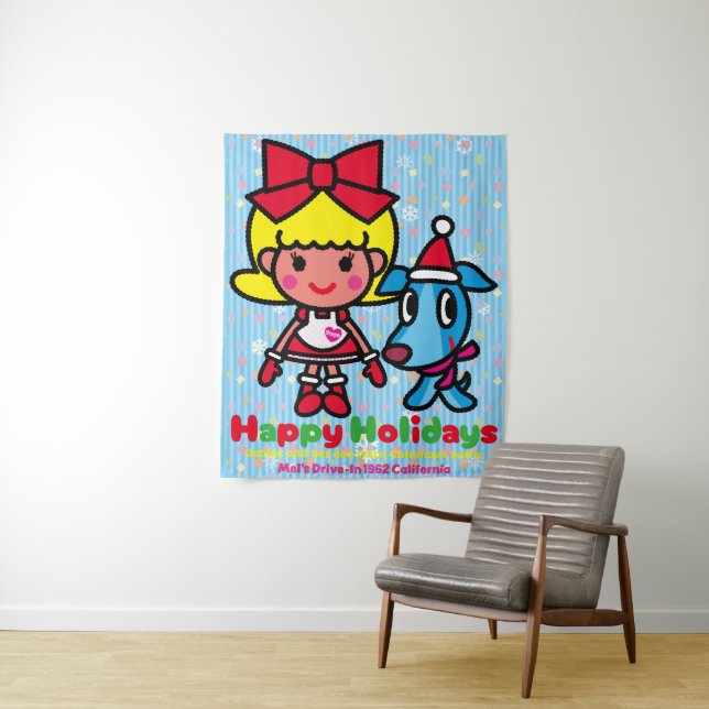 Debbie and Peg's Christmas Tapestry (In Situ)