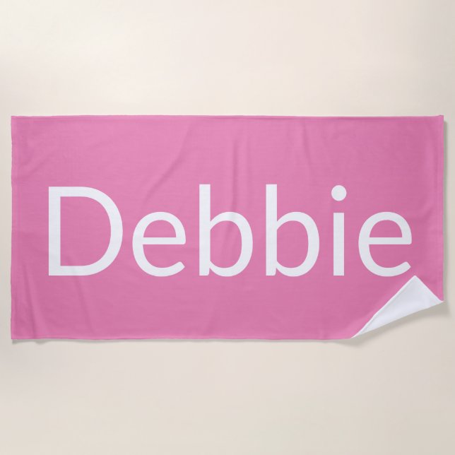 Debbie Beach Towel (Front)