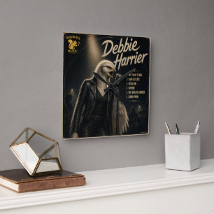 Debbie Harrier: a Parody Square Wall Clock