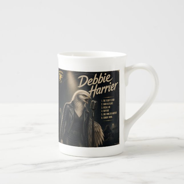 Debbie Harrier Album: a Parody Bone China Mug (Right)