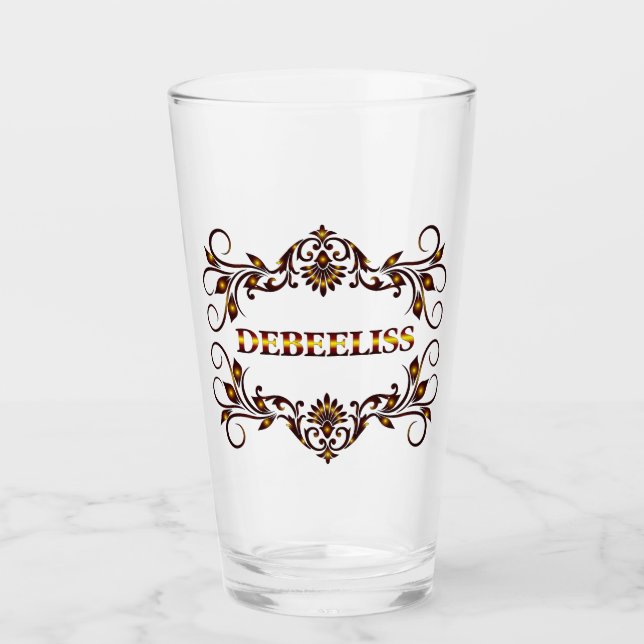 Debeeliss Drinkware Glass (Front)